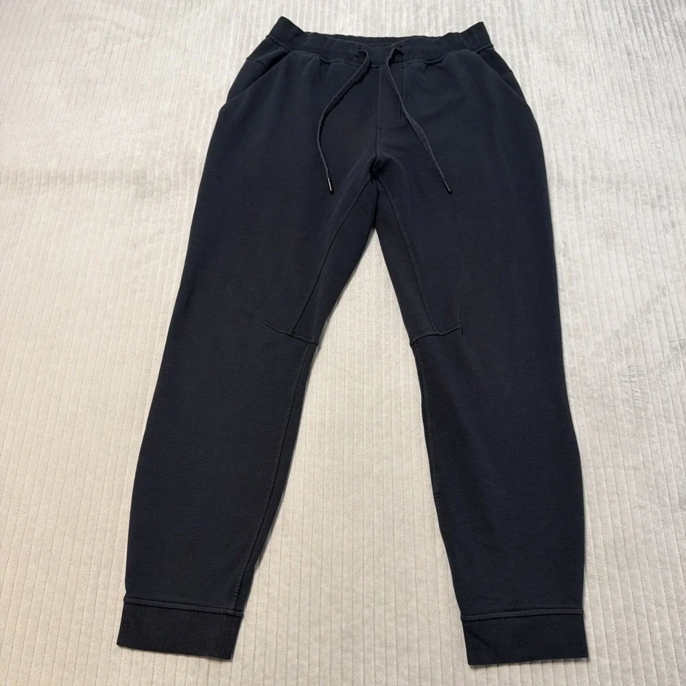 Lululemon Steady State  Pants Mens L Black Relaxed Fit Pant Sweatpants LM5543S